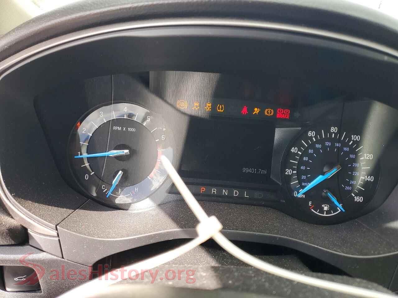 2017 FORD FUSION VIN 3FA6P0H76HR399229, interior center console