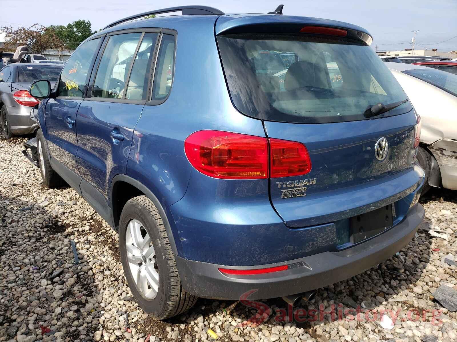 WVGBV7AX2HW504004 2017 VOLKSWAGEN TIGUAN