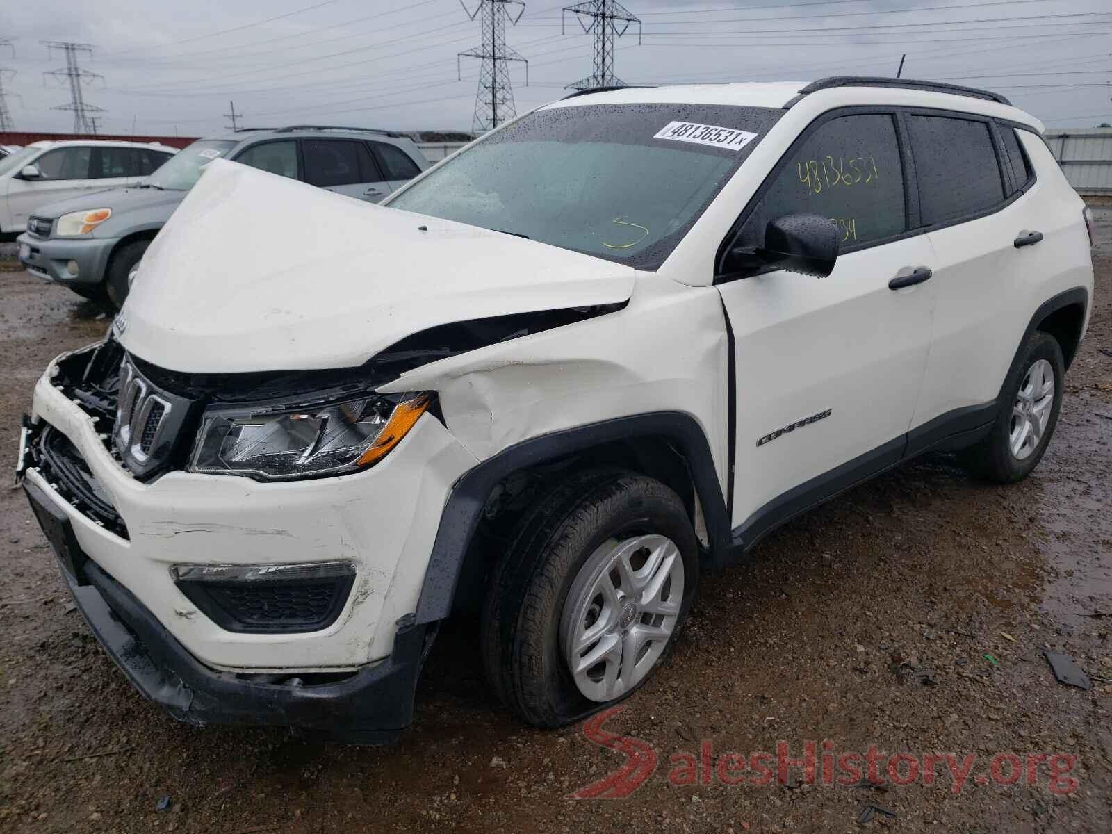 3C4NJDABXJT418760 2018 JEEP COMPASS