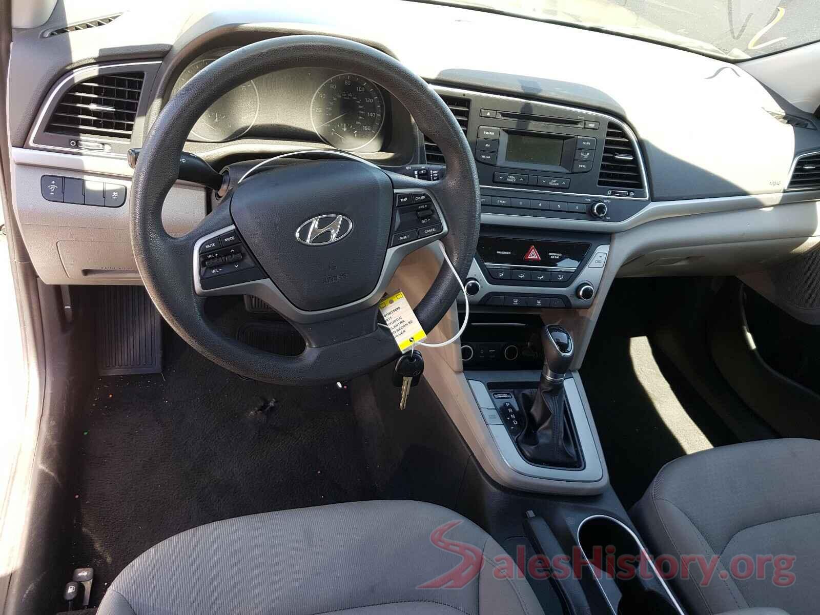 5NPD74LF3HH201264 2017 HYUNDAI ELANTRA