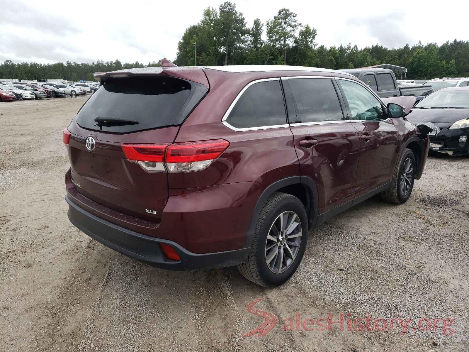 5TDKZRFH4KS296320 2019 TOYOTA HIGHLANDER