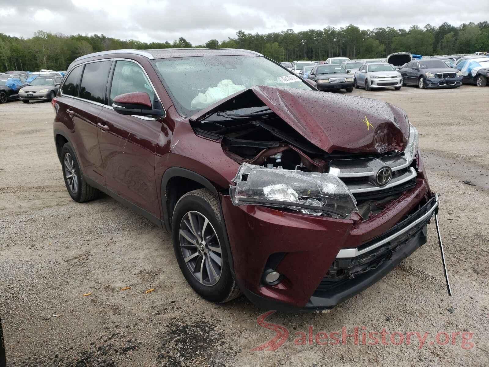 5TDKZRFH4KS296320 2019 TOYOTA HIGHLANDER