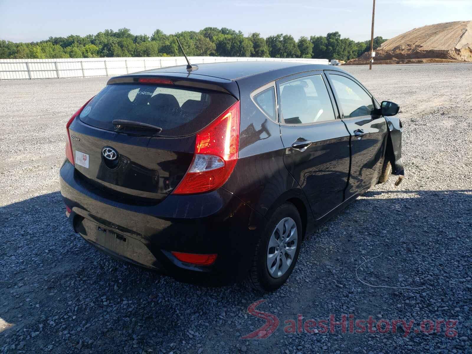 KMHCT5AEXHU315691 2017 HYUNDAI ACCENT