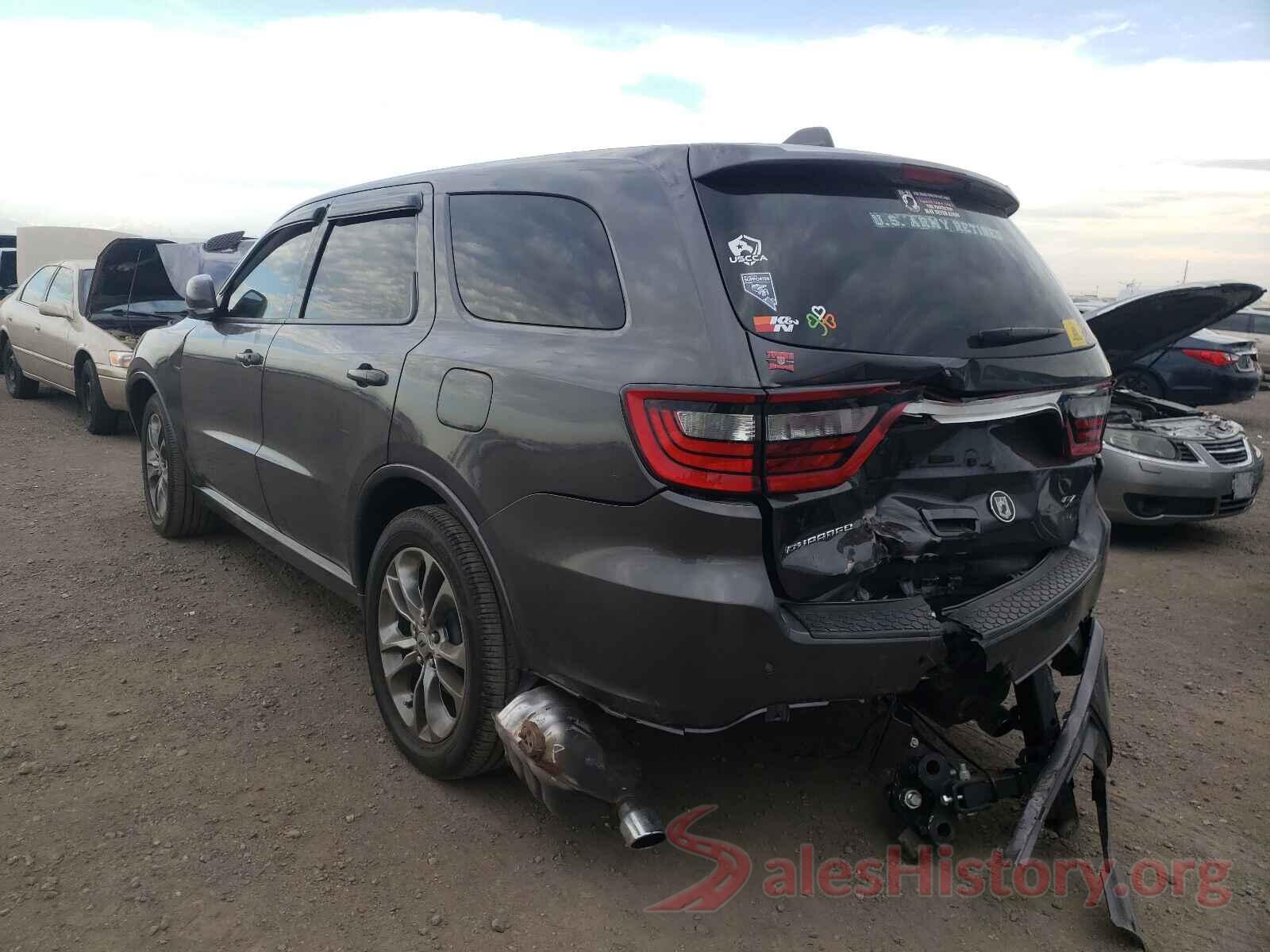 1C4SDHCT7KC645294 2019 DODGE DURANGO