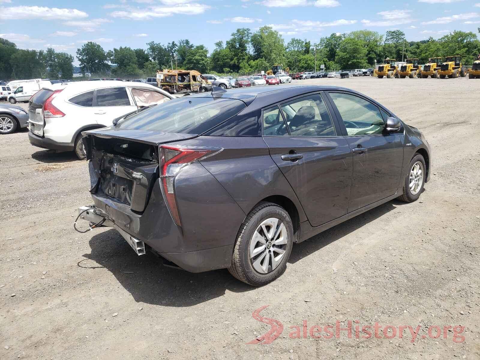 JTDKARFU6G3522581 2016 TOYOTA PRIUS