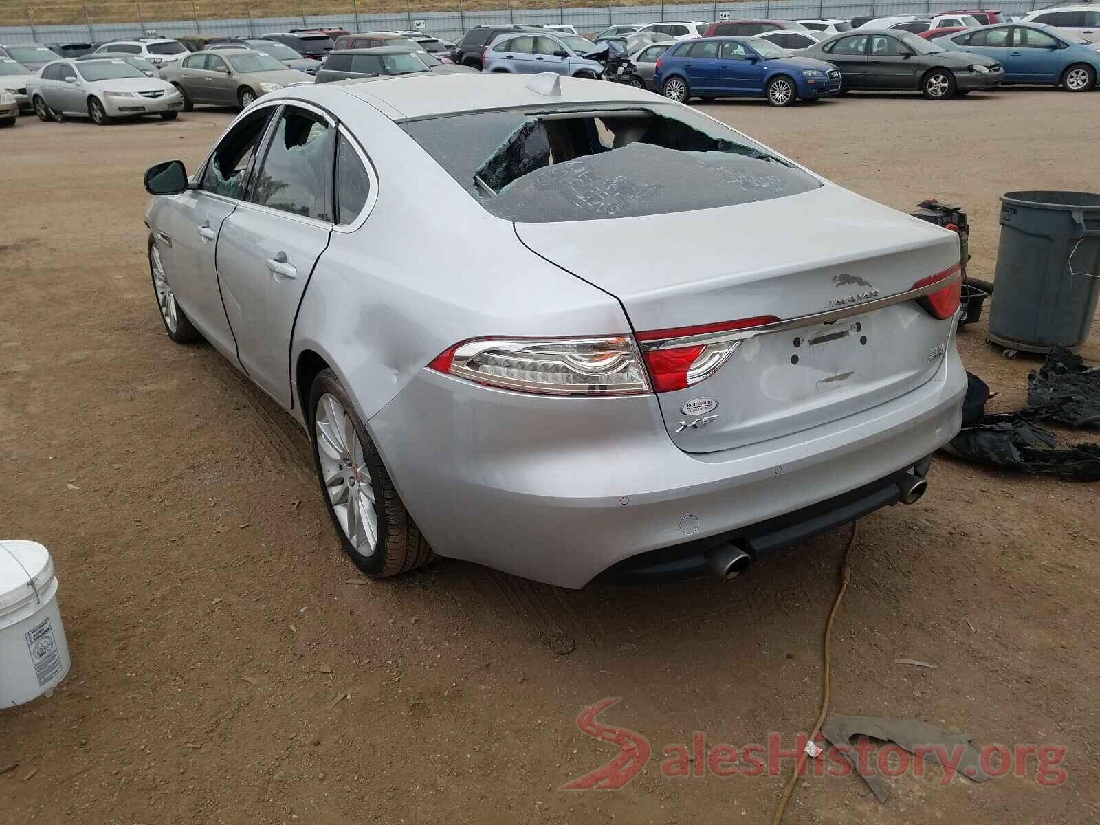 SAJBK4BV1GCY15434 2016 JAGUAR XF