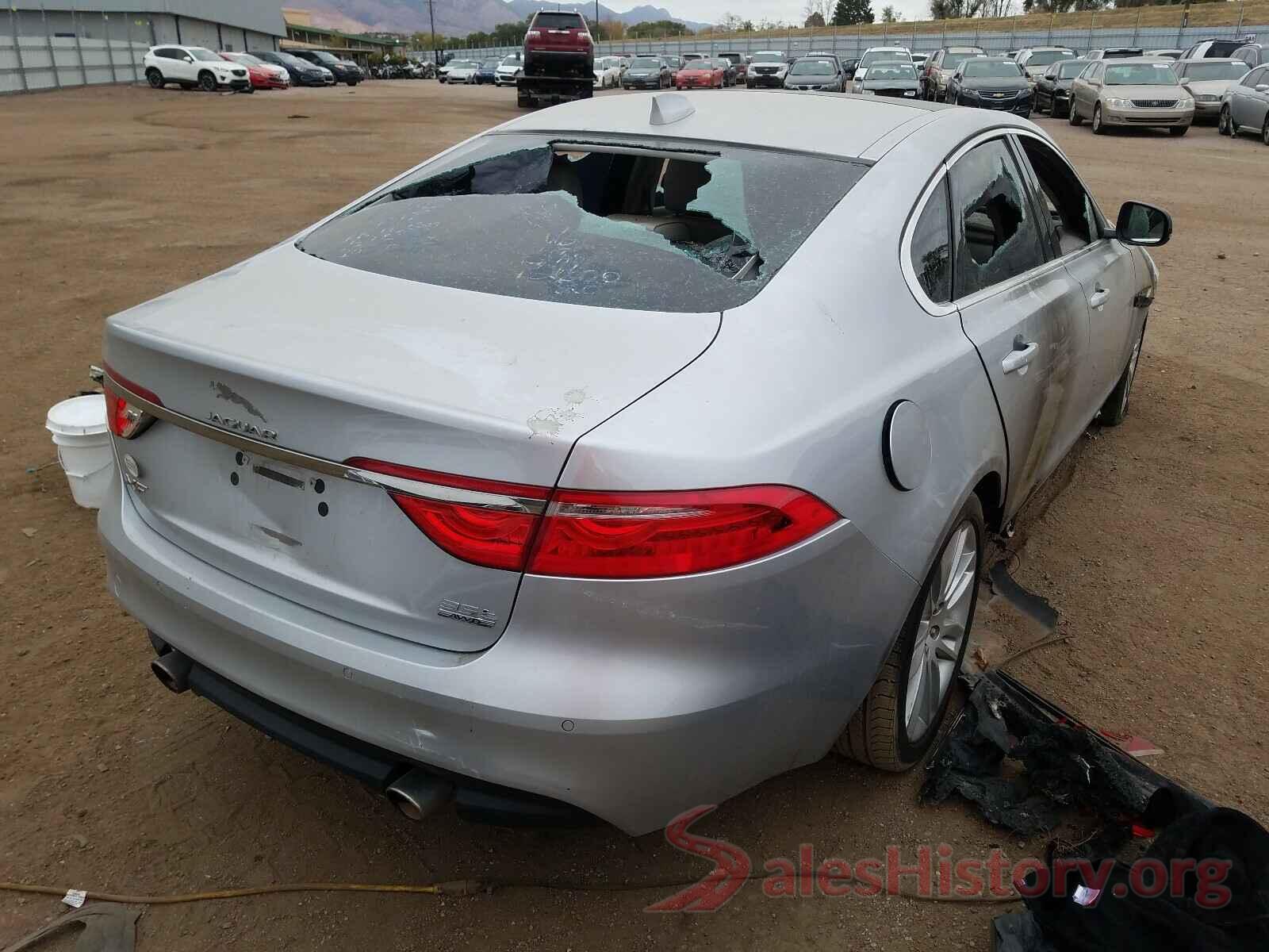 SAJBK4BV1GCY15434 2016 JAGUAR XF