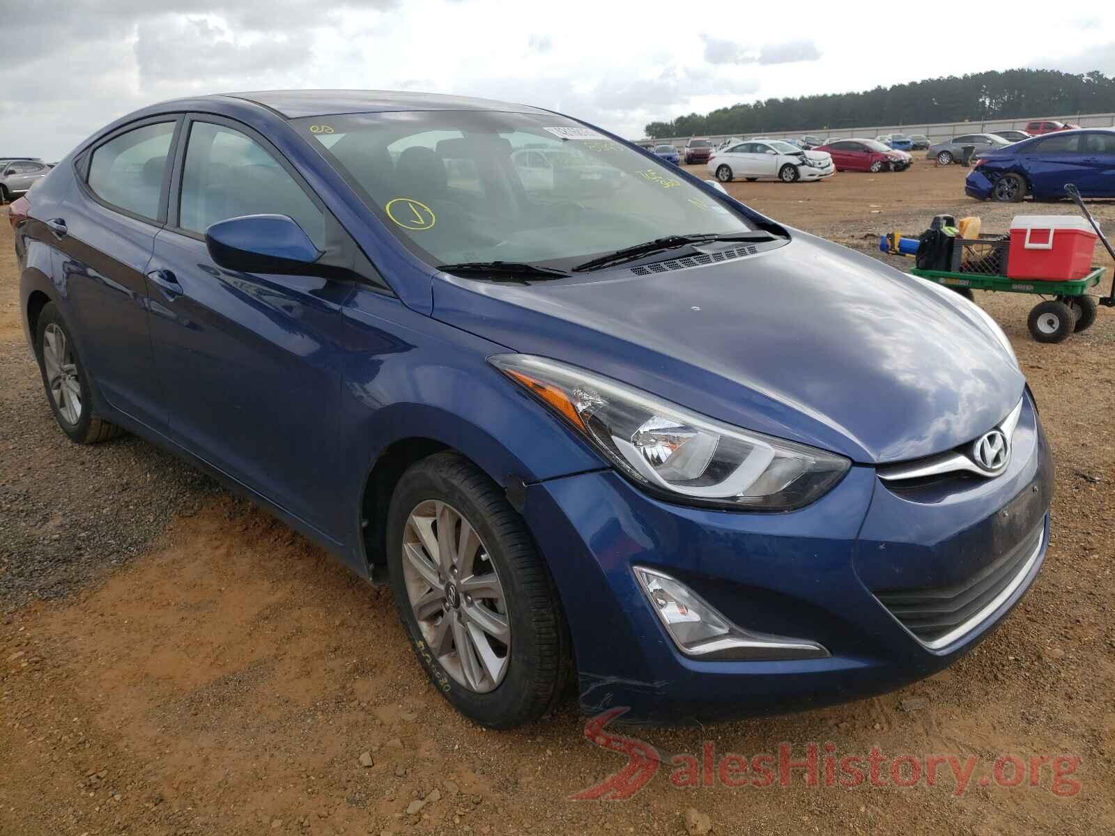 5NPDH4AE4GH758545 2016 HYUNDAI ELANTRA