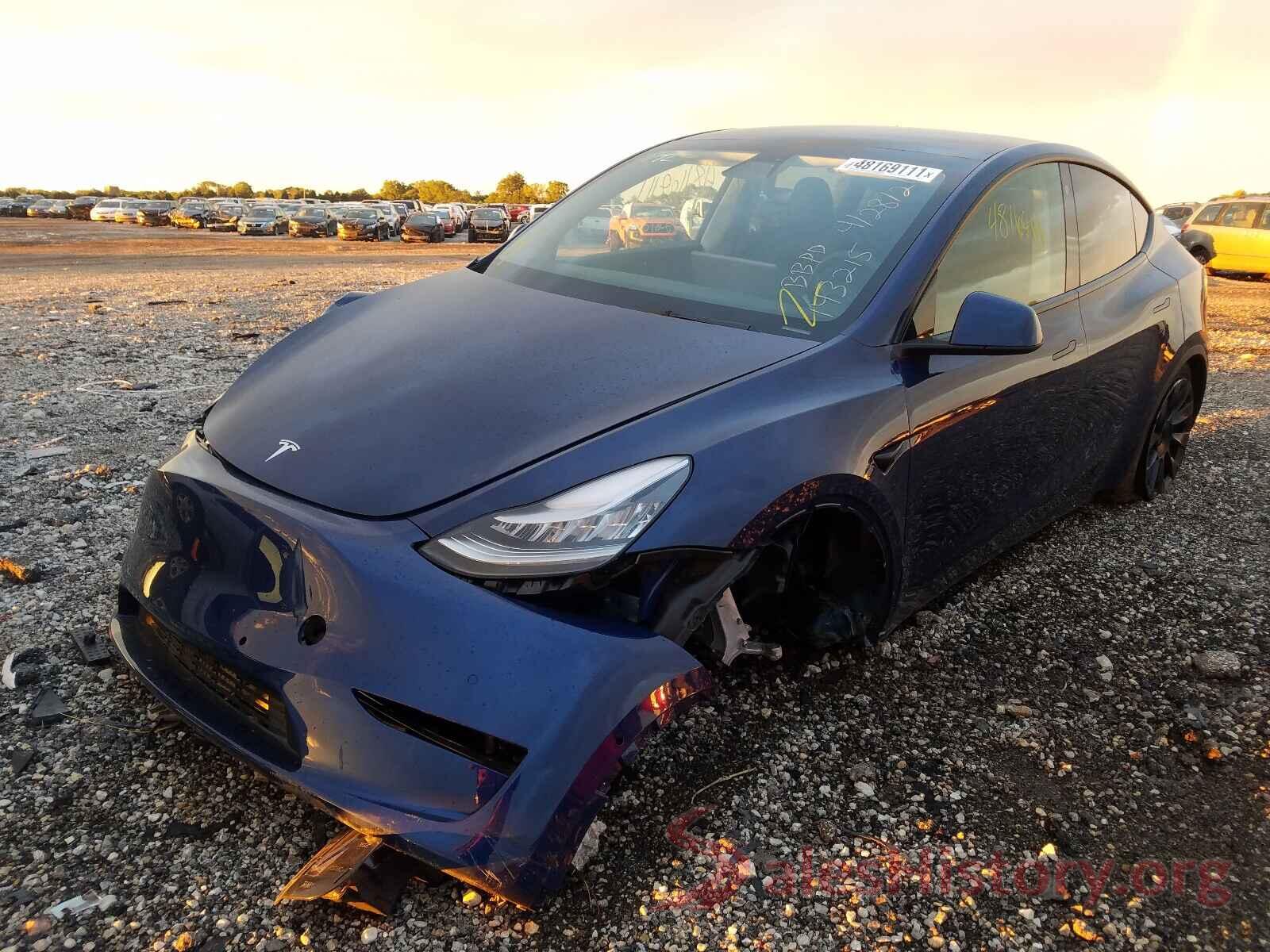 5YJYGAEEXMF143215 2021 TESLA MODEL Y