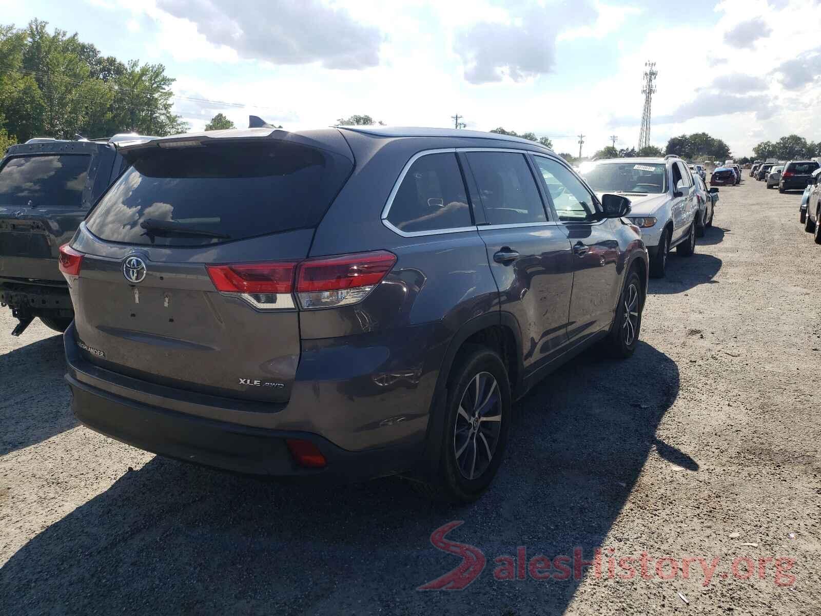 5TDJZRFH9JS824816 2018 TOYOTA HIGHLANDER