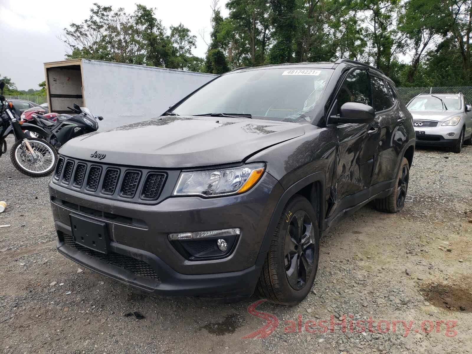 3C4NJDBB2KT723797 2019 JEEP COMPASS