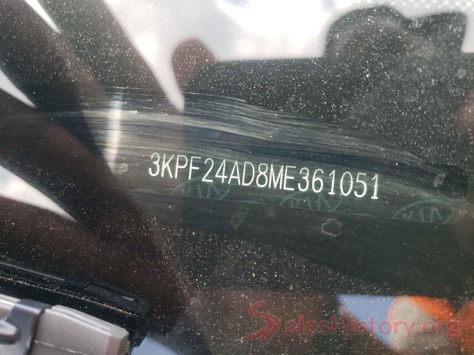 3KPF24AD8ME361051 2021 KIA FORTE