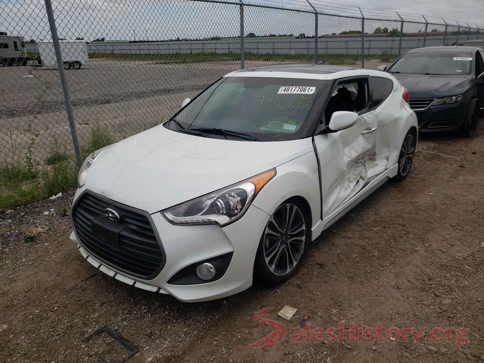 KMHTC6AE2GU286885 2016 HYUNDAI VELOSTER