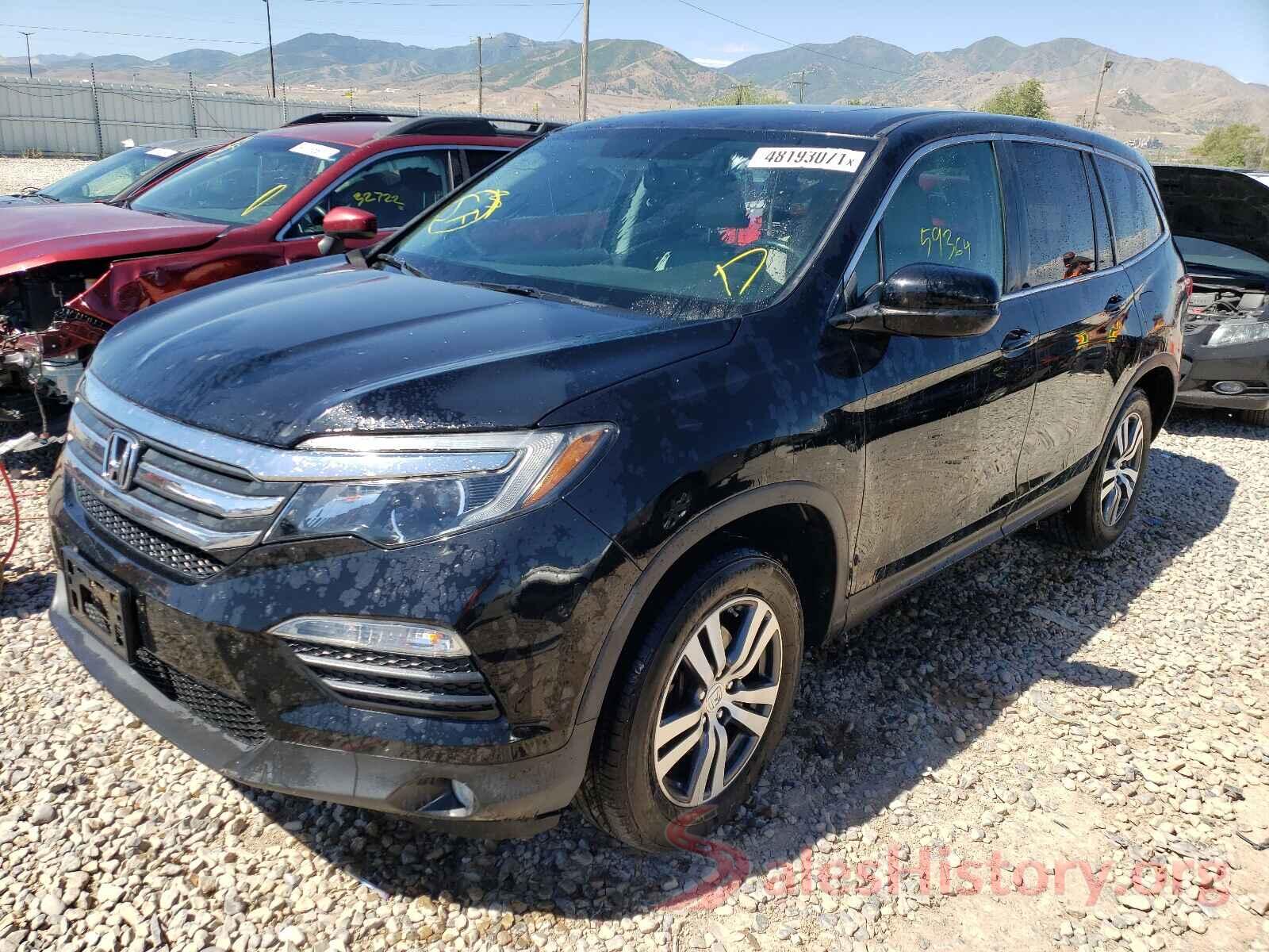 5FNYF6H82GB020969 2016 HONDA PILOT