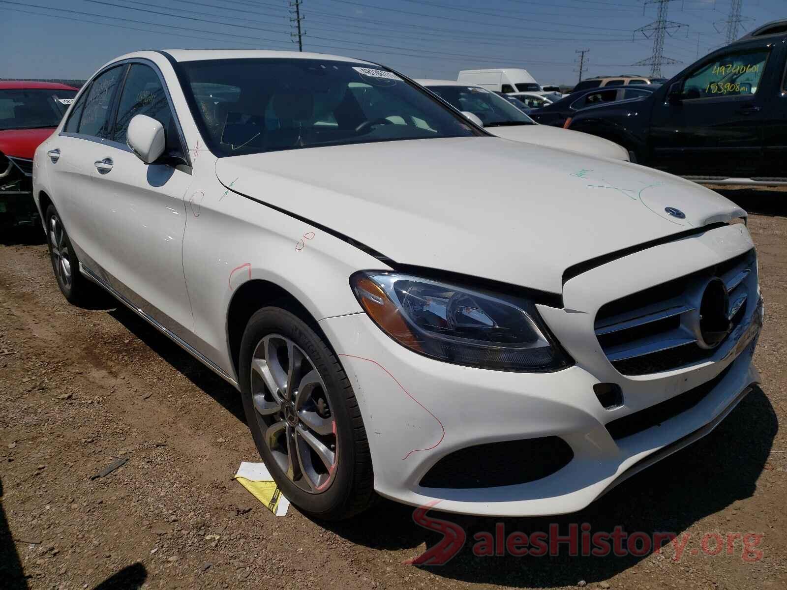 55SWF4KB7JU242428 2018 MERCEDES-BENZ C CLASS