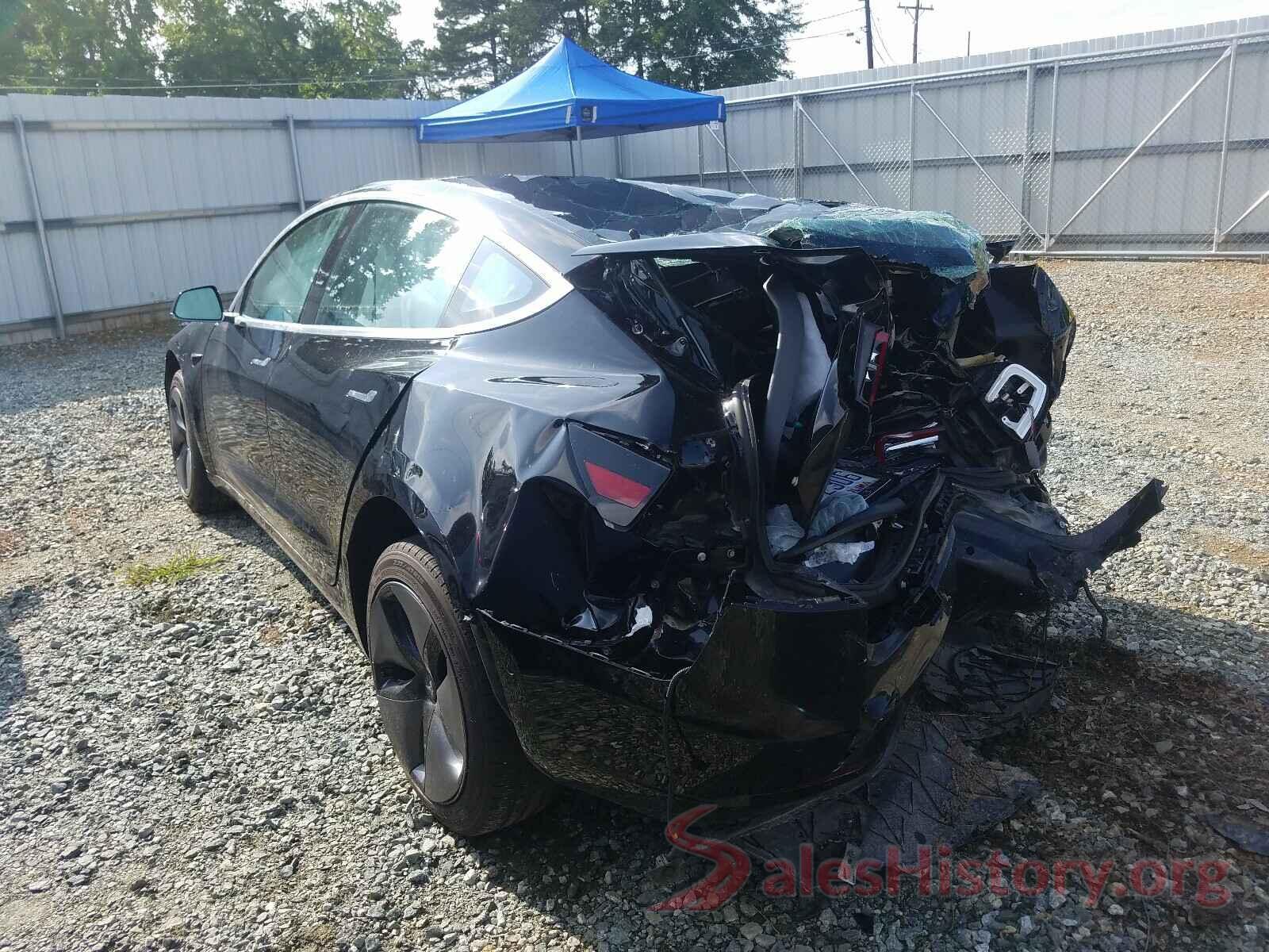 5YJ3E1EAXJF122888 2018 TESLA MODEL 3