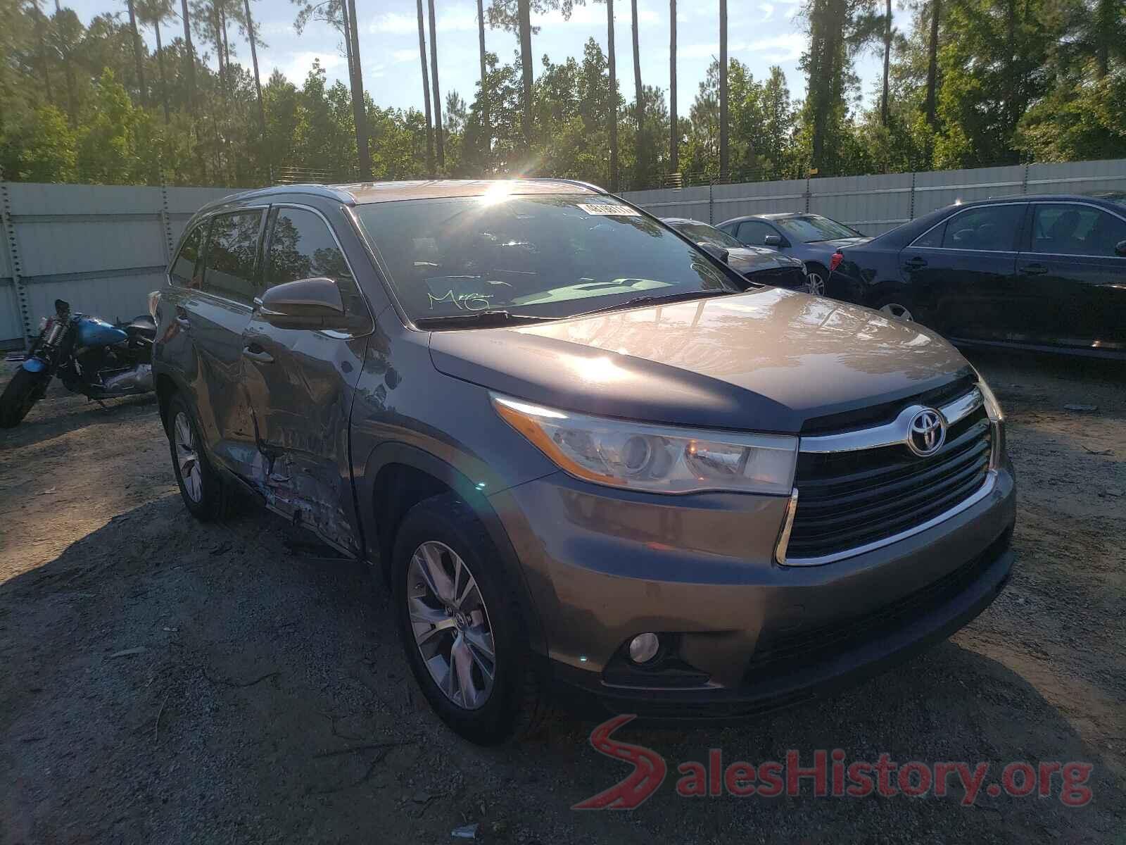 5TDKKRFH5ES029695 2014 TOYOTA HIGHLANDER