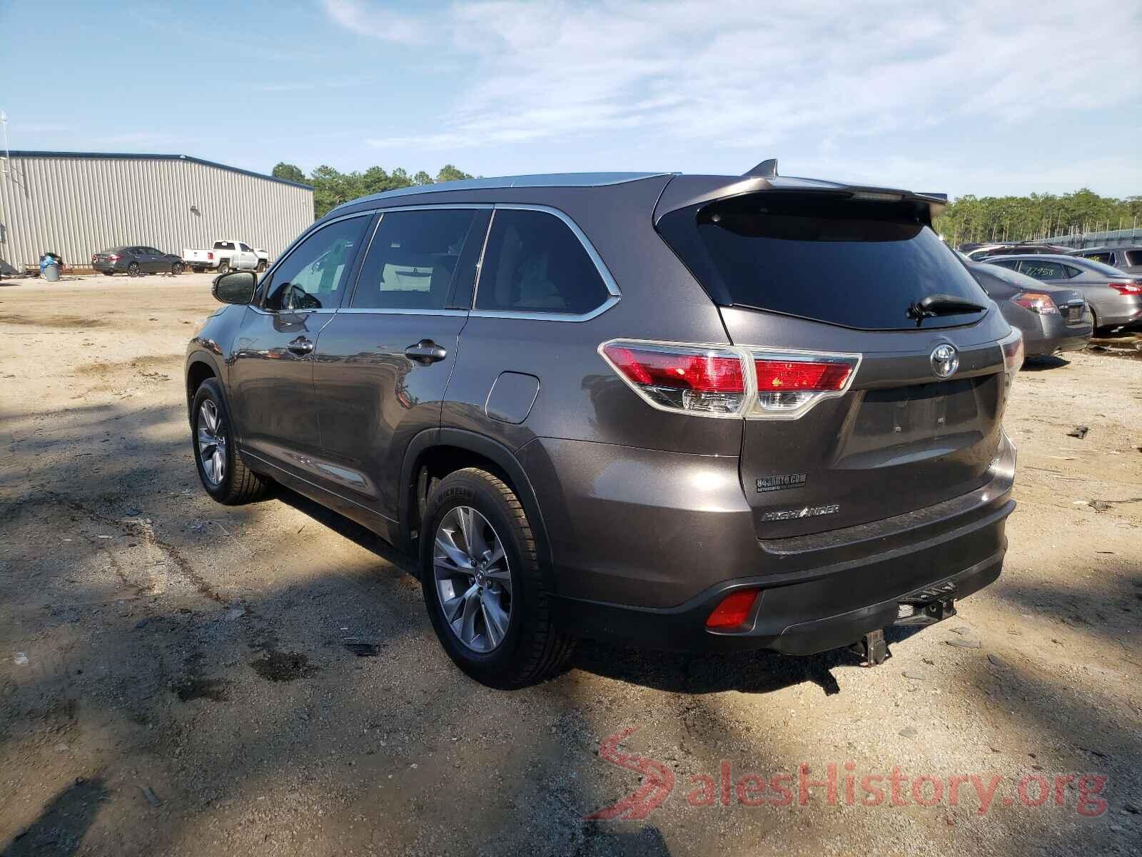 5TDKKRFH5ES029695 2014 TOYOTA HIGHLANDER