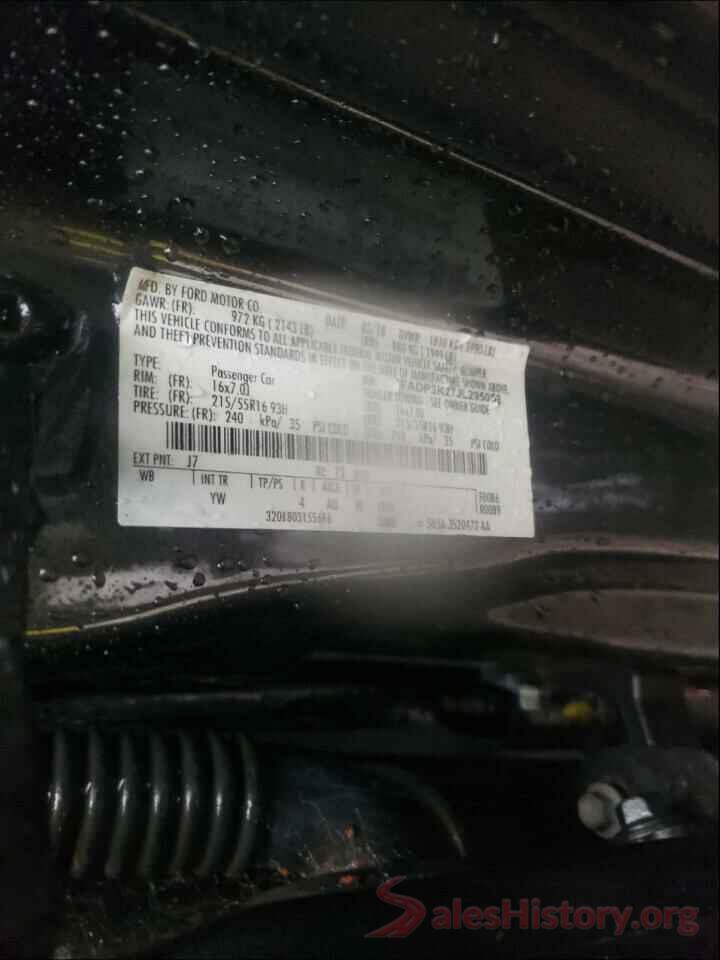 1FADP3K27JL295052 2018 FORD FOCUS