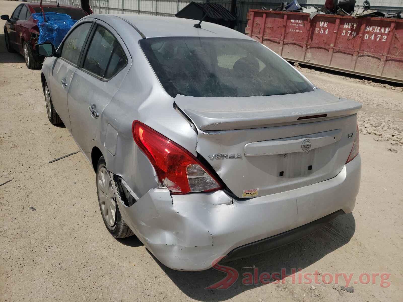 3N1CN7APXHK443816 2017 NISSAN VERSA