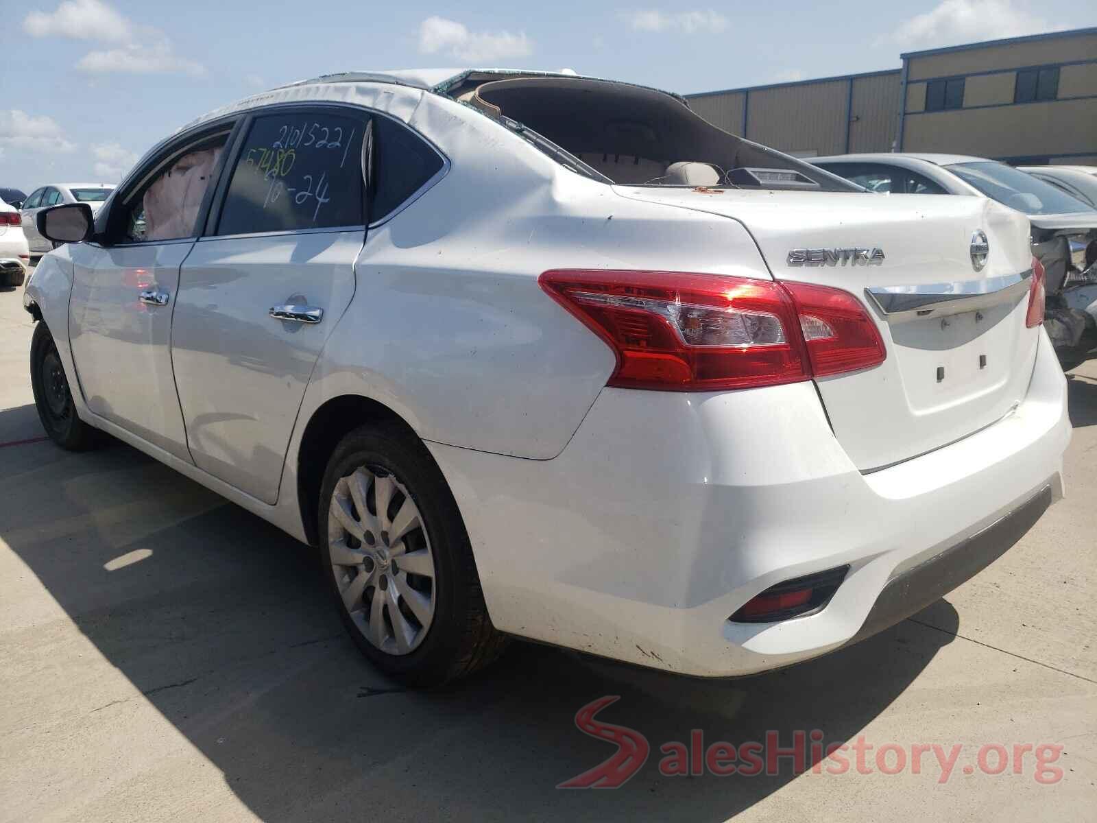 3N1AB7AP1HY323593 2017 NISSAN SENTRA