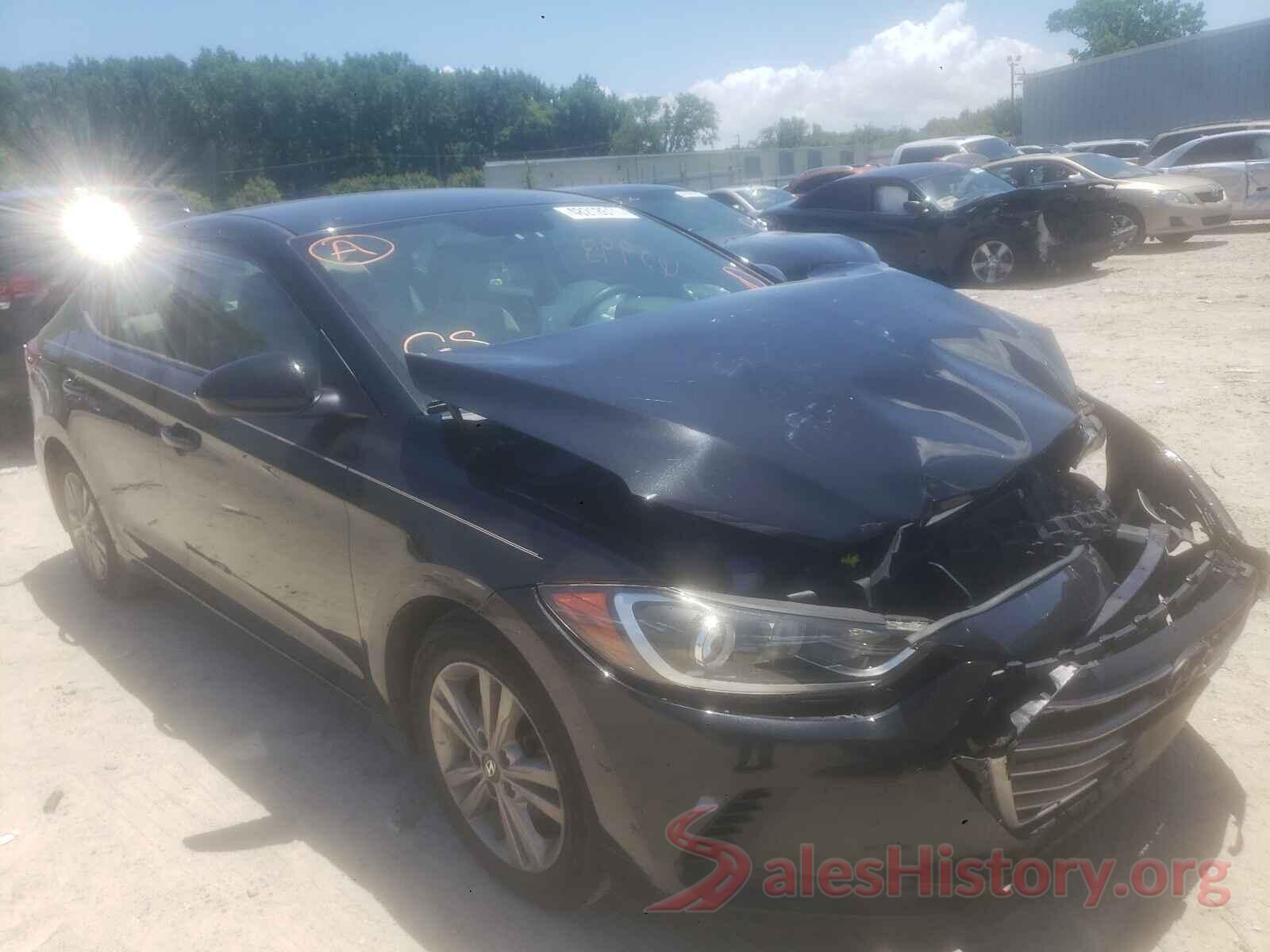 5NPD84LF0HH187871 2017 HYUNDAI ELANTRA