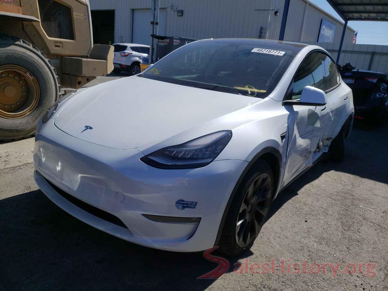 5YJYGDED3MF123168 2021 TESLA MODEL Y