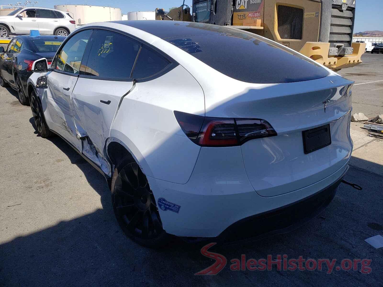 5YJYGDED3MF123168 2021 TESLA MODEL Y