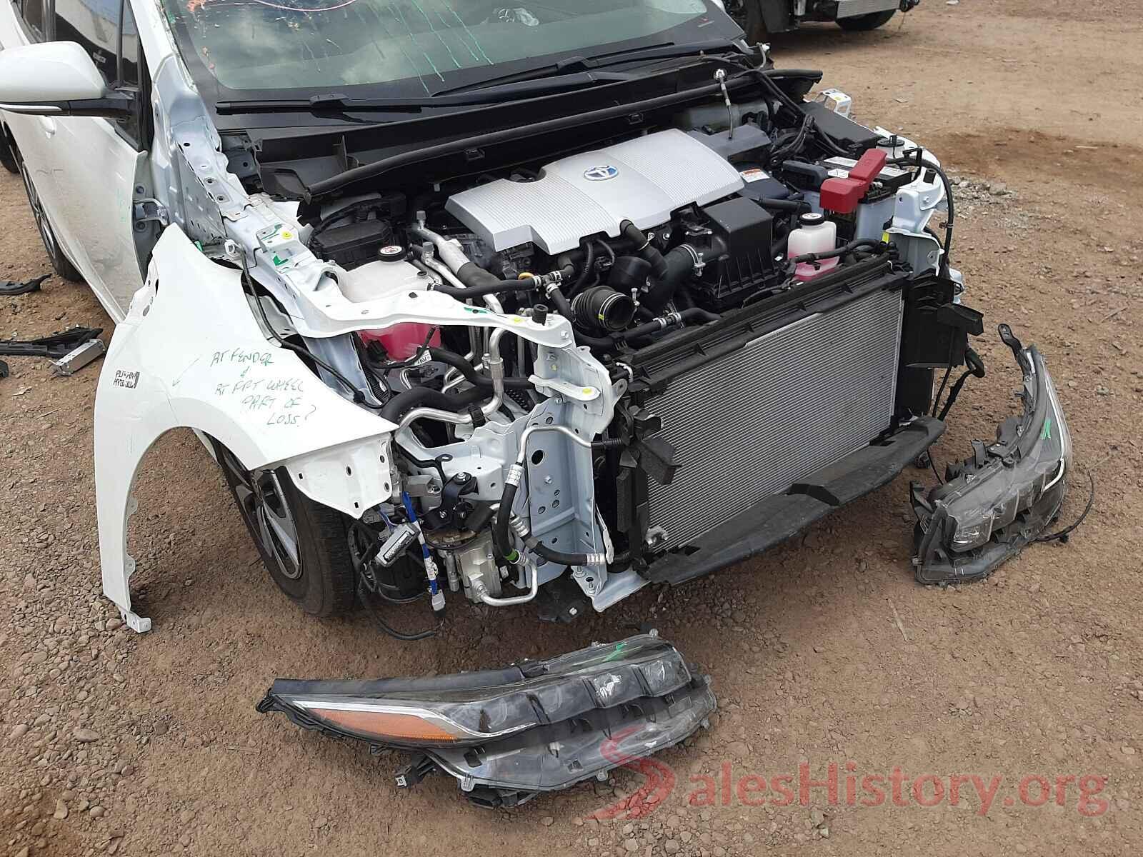 JTDKARFPXK3110103 2019 TOYOTA PRIUS