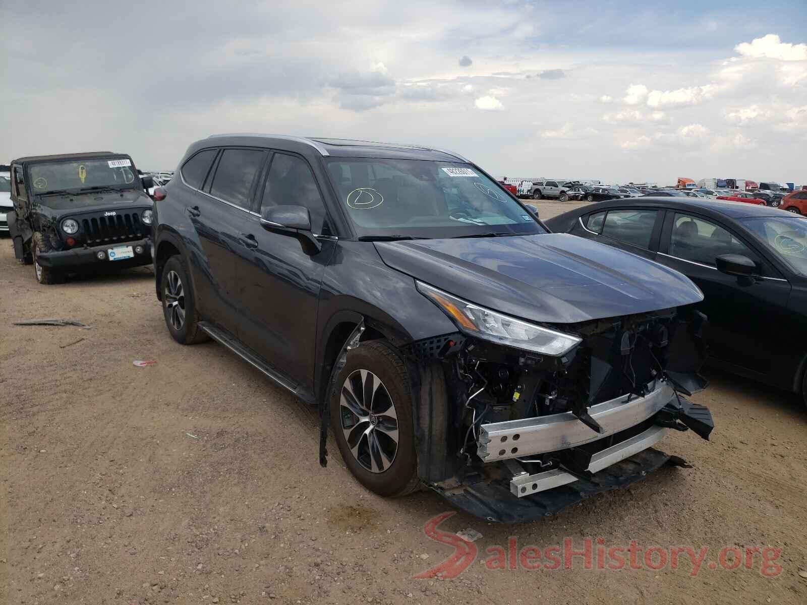 5TDGZRAH8LS025288 2020 TOYOTA HIGHLANDER