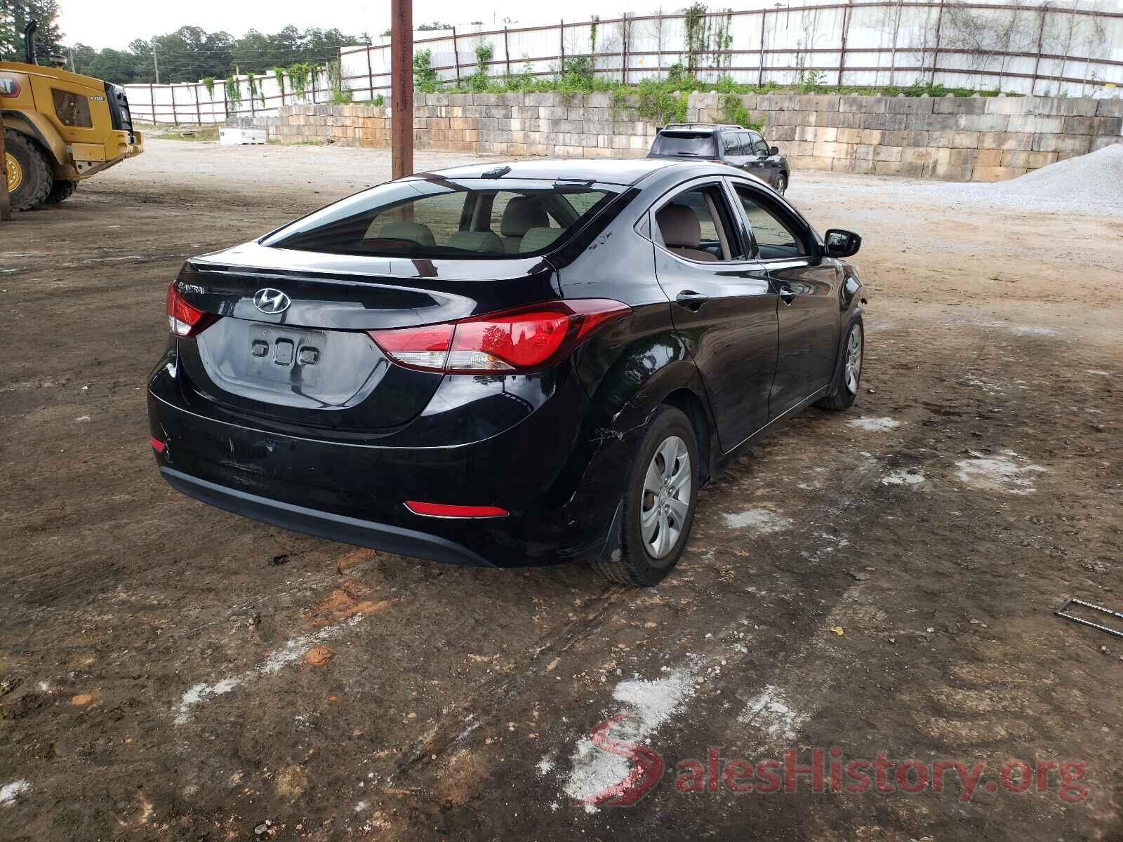 KMHDH4AE1GU645833 2016 HYUNDAI ELANTRA