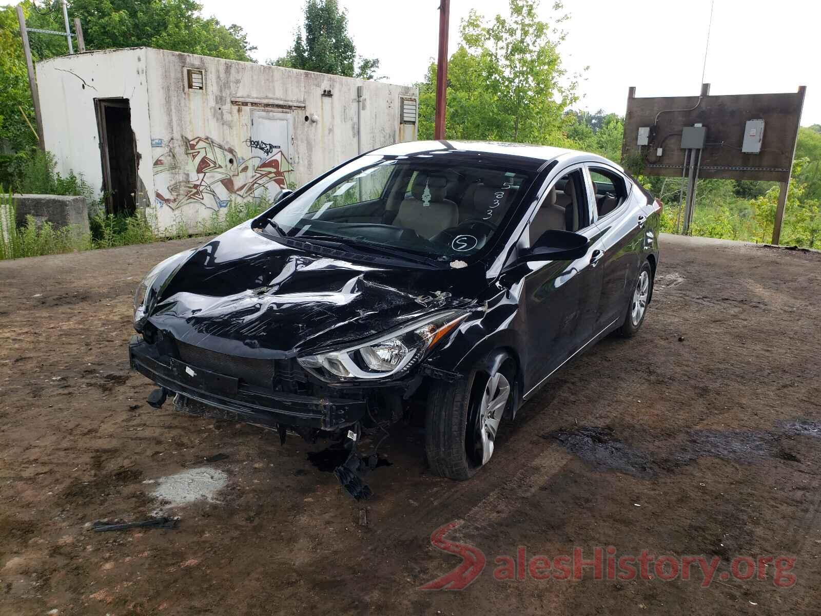 KMHDH4AE1GU645833 2016 HYUNDAI ELANTRA