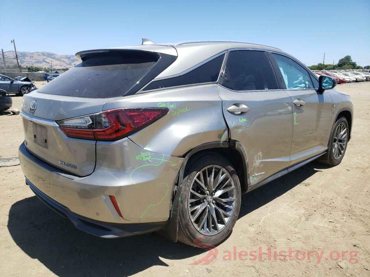 2T2BGMCA4JC026409 2018 LEXUS RX450