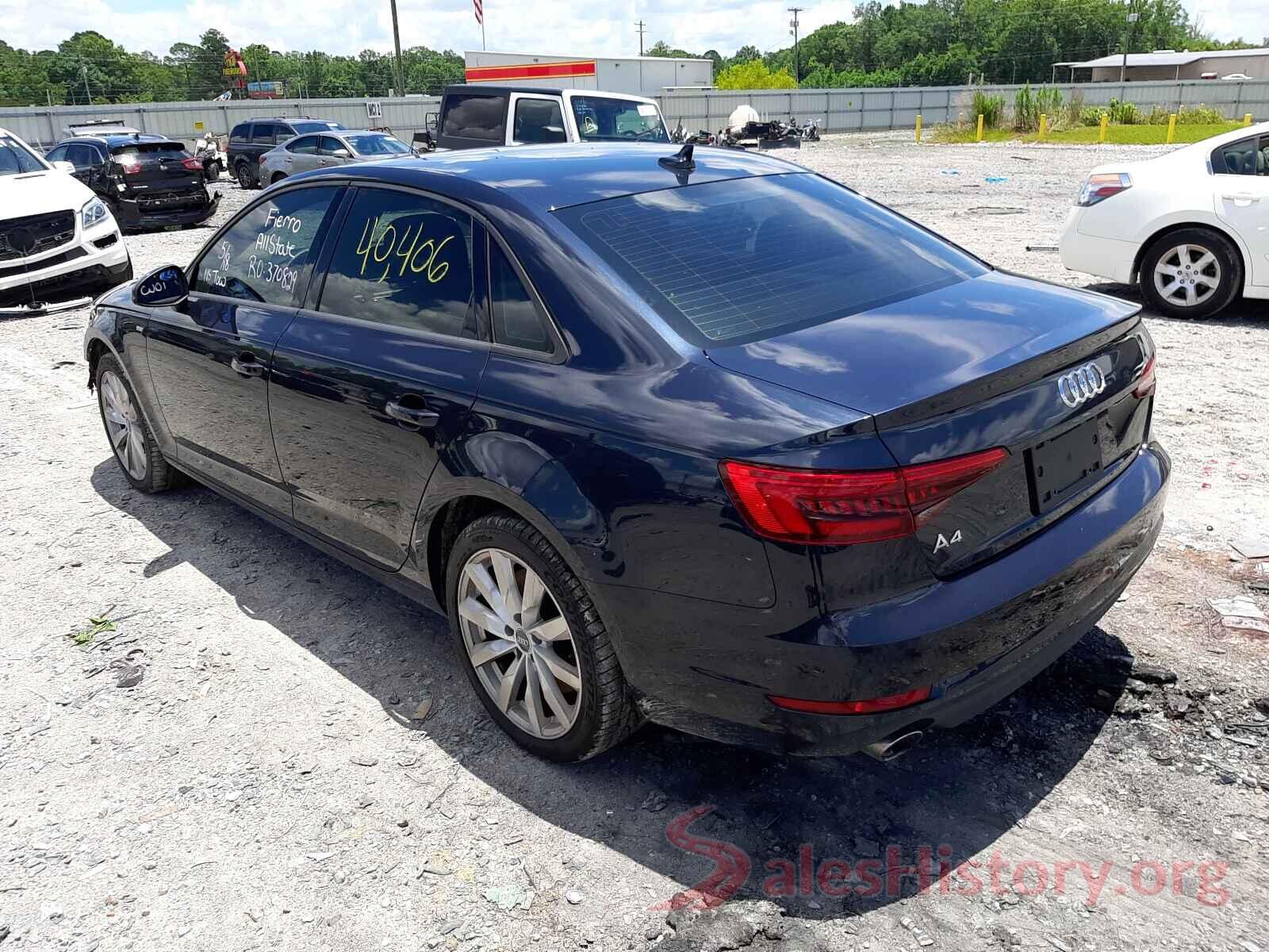 WAUGNAF45HN007859 2017 AUDI A4