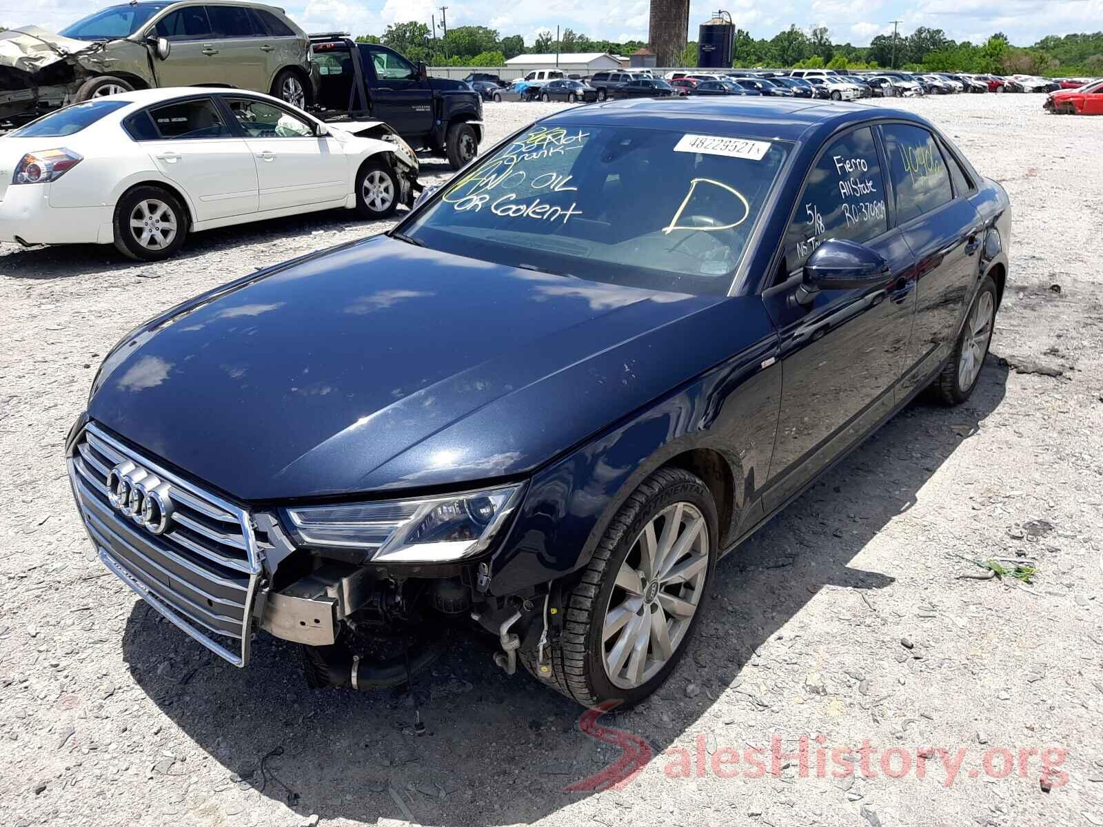 WAUGNAF45HN007859 2017 AUDI A4