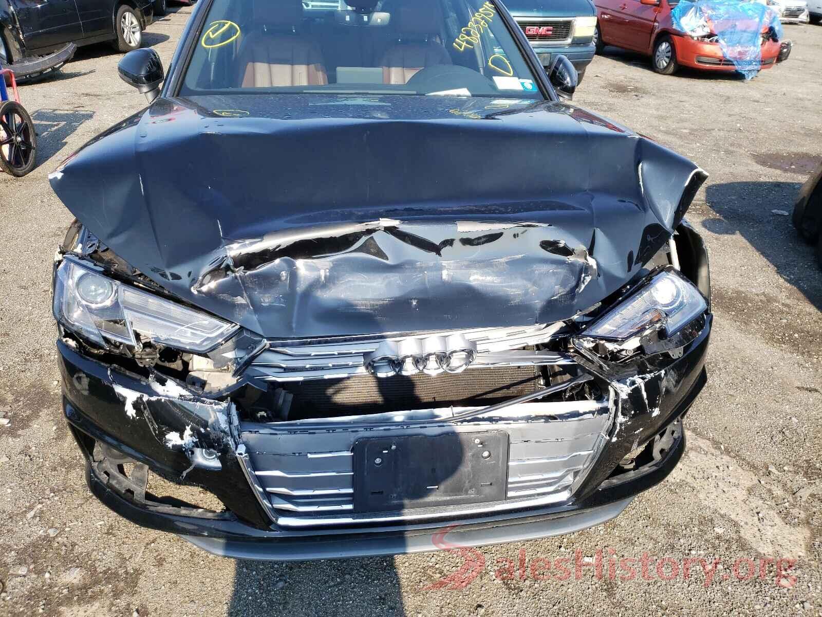 WAUDNAF44KA015002 2019 AUDI A4