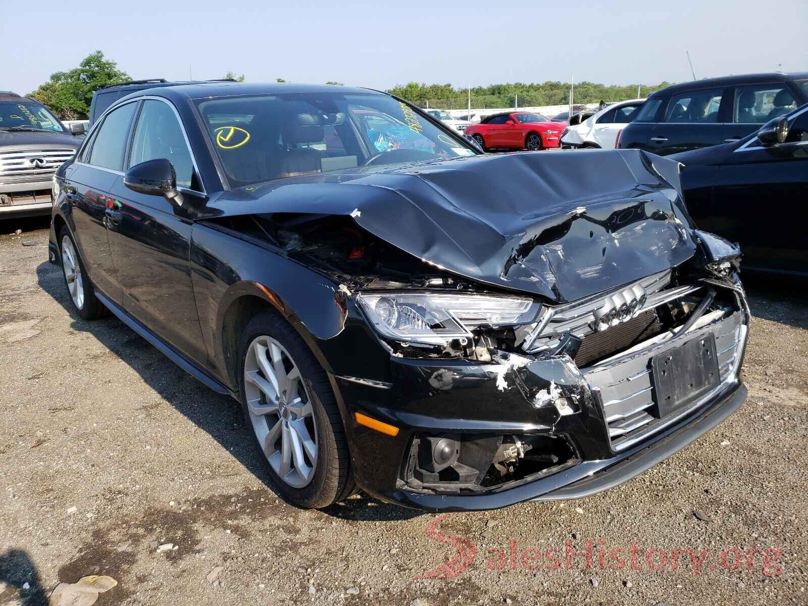 WAUDNAF44KA015002 2019 AUDI A4