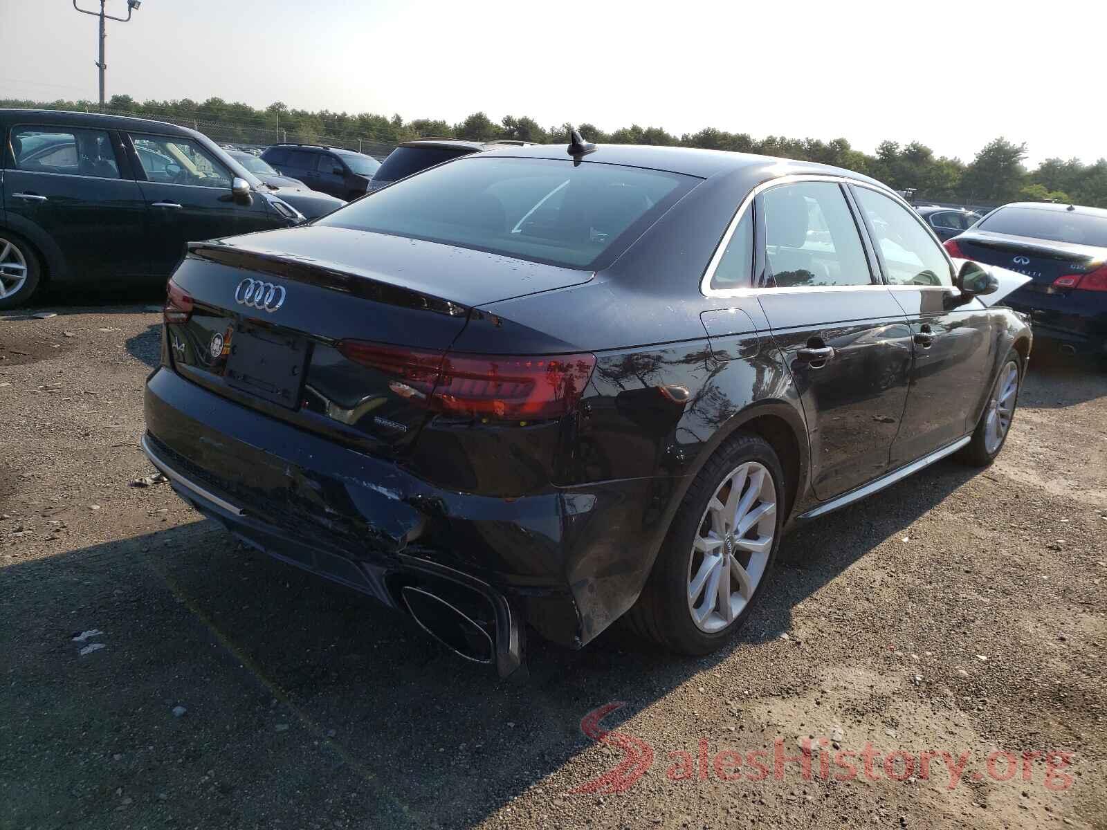 WAUDNAF44KA015002 2019 AUDI A4