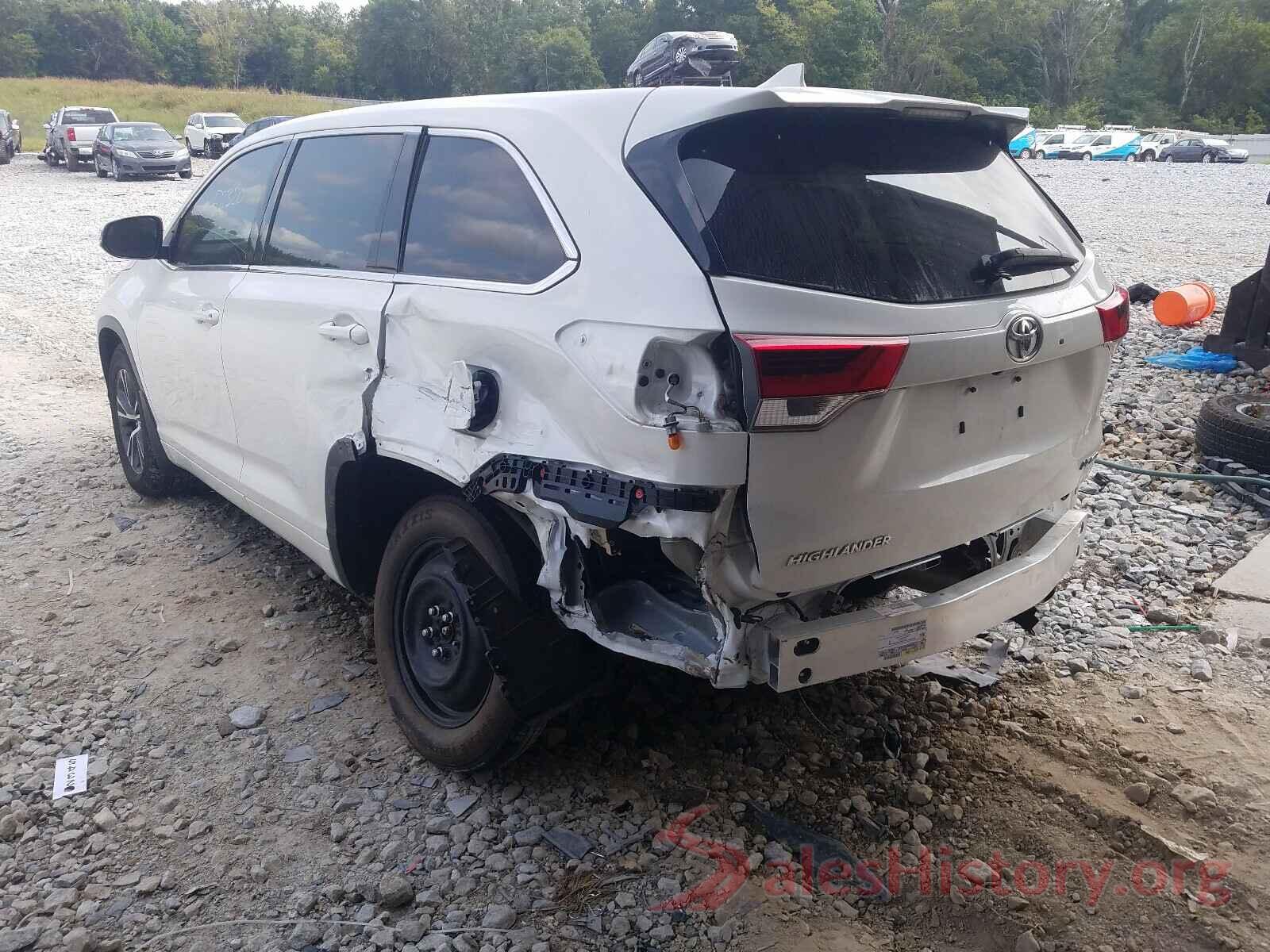 5TDBZRFH8HS365020 2017 TOYOTA HIGHLANDER