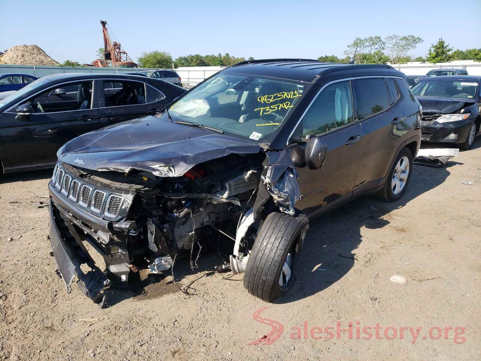 3C4NJDBB4KT735742 2019 JEEP COMPASS