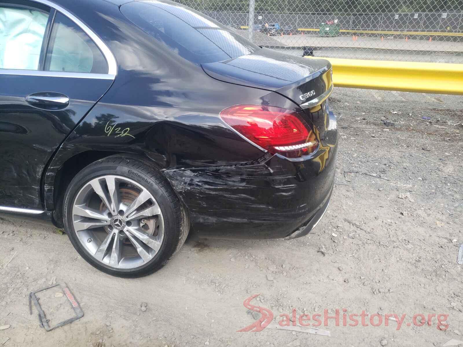 55SWF8EB1KU302482 2019 MERCEDES-BENZ C CLASS