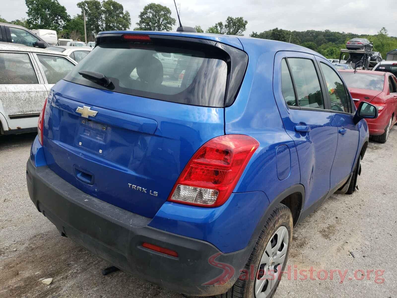 KL7CJKSB2GB757384 2016 CHEVROLET TRAX