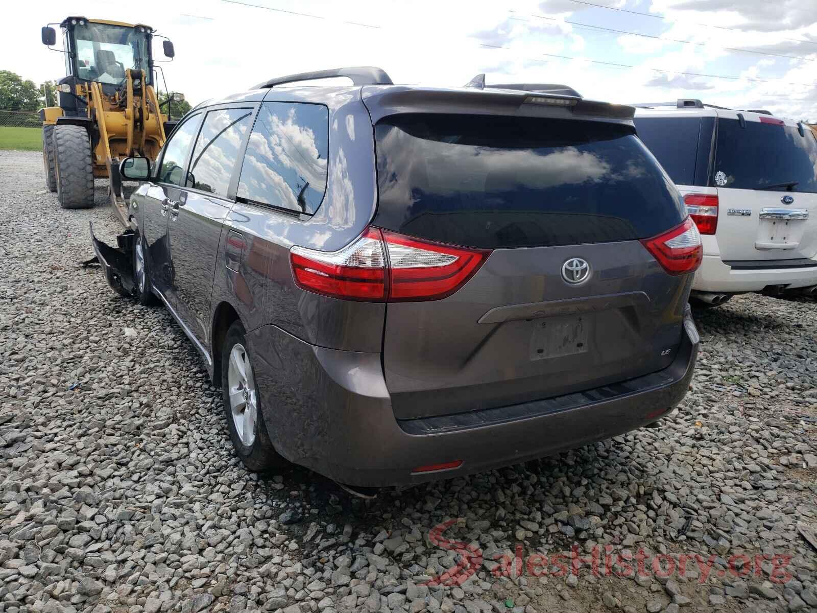 5TDKZ3DC2KS001087 2019 TOYOTA SIENNA