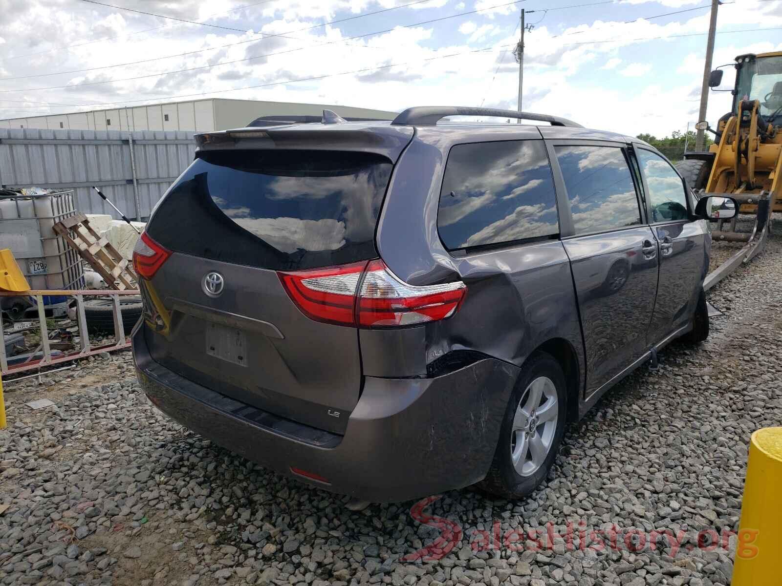 5TDKZ3DC2KS001087 2019 TOYOTA SIENNA