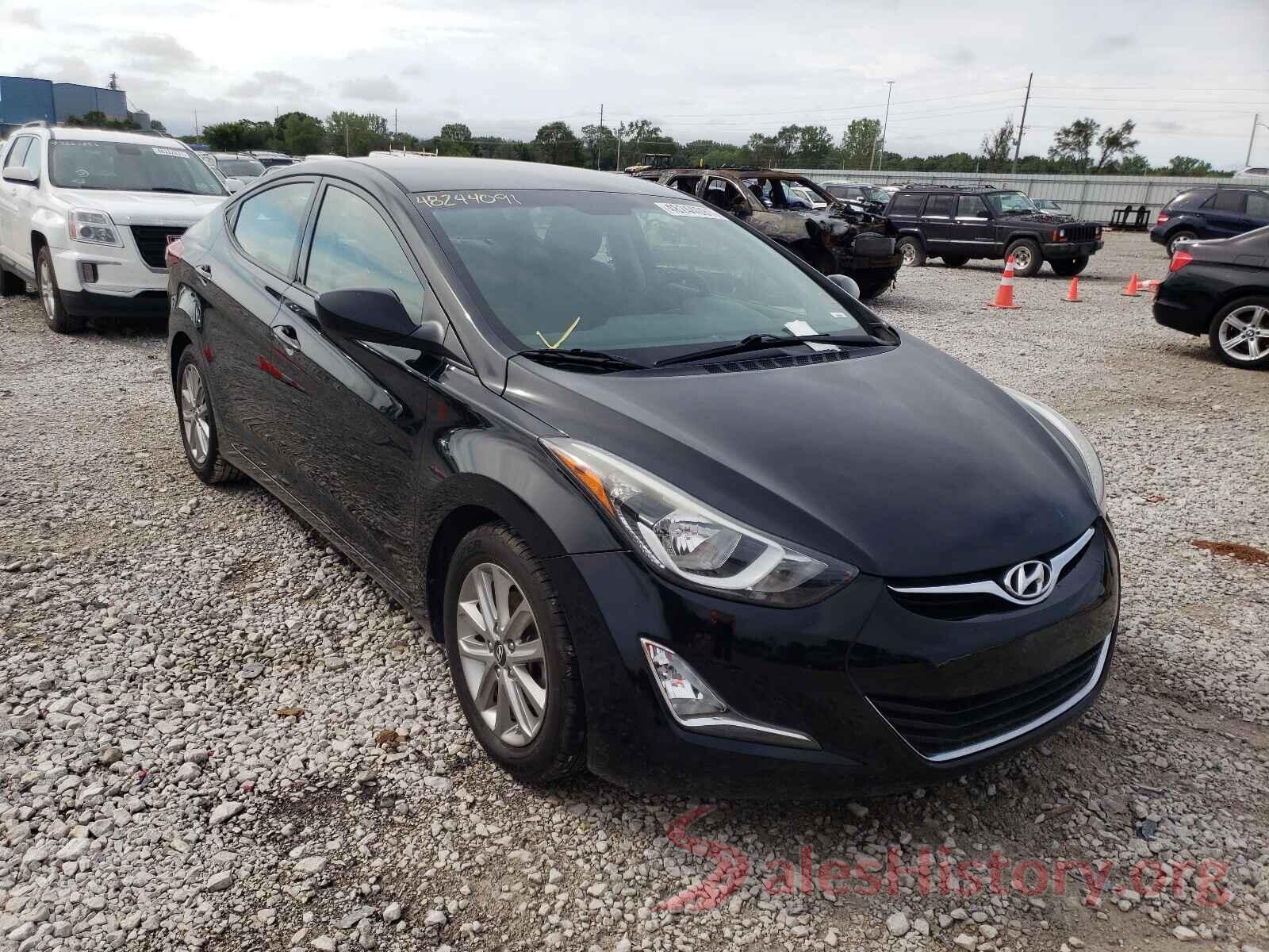 5NPDH4AE5GH655697 2016 HYUNDAI ELANTRA