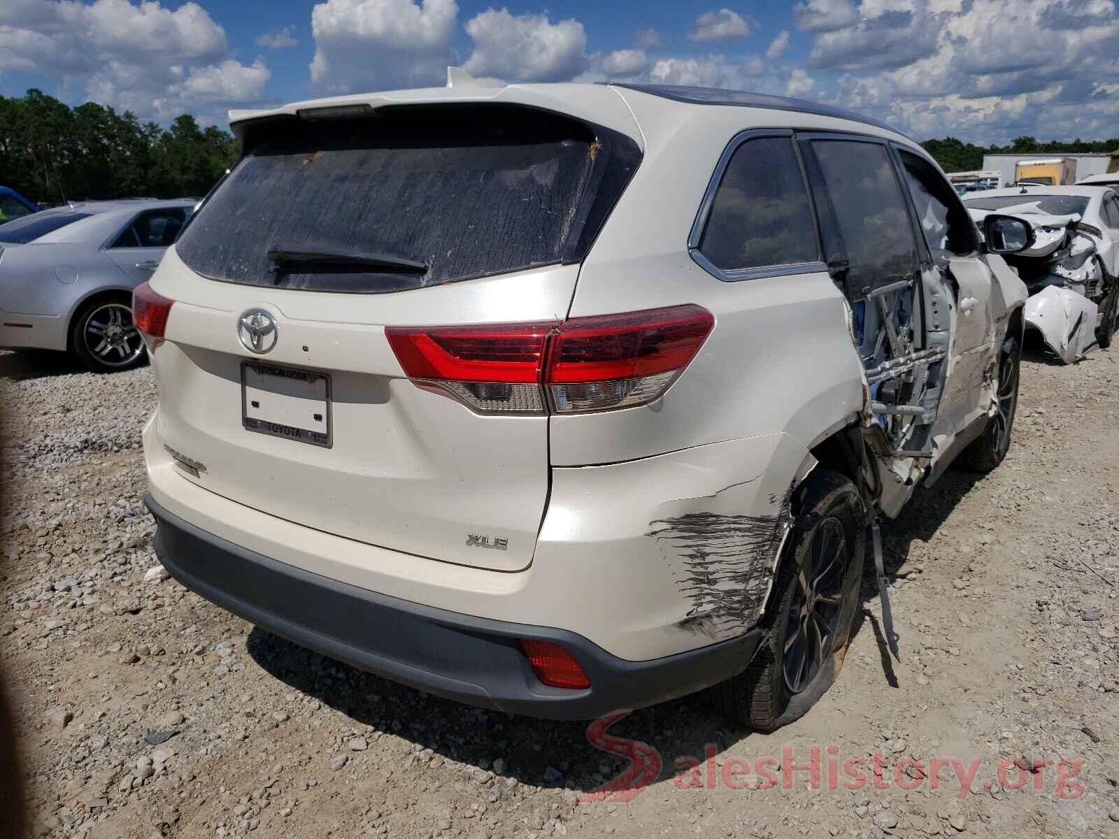 5TDKZRFH2KS559274 2019 TOYOTA HIGHLANDER