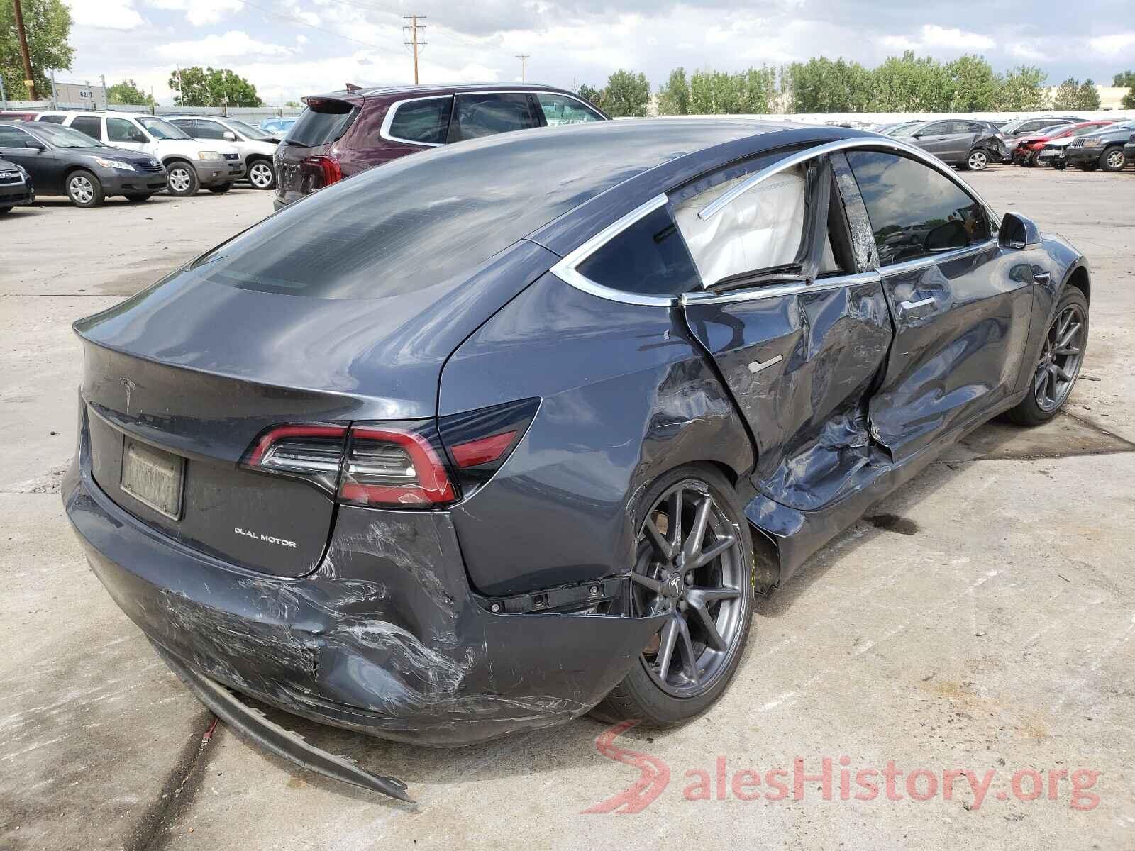 5YJ3E1EB2LF663459 2020 TESLA MODEL 3