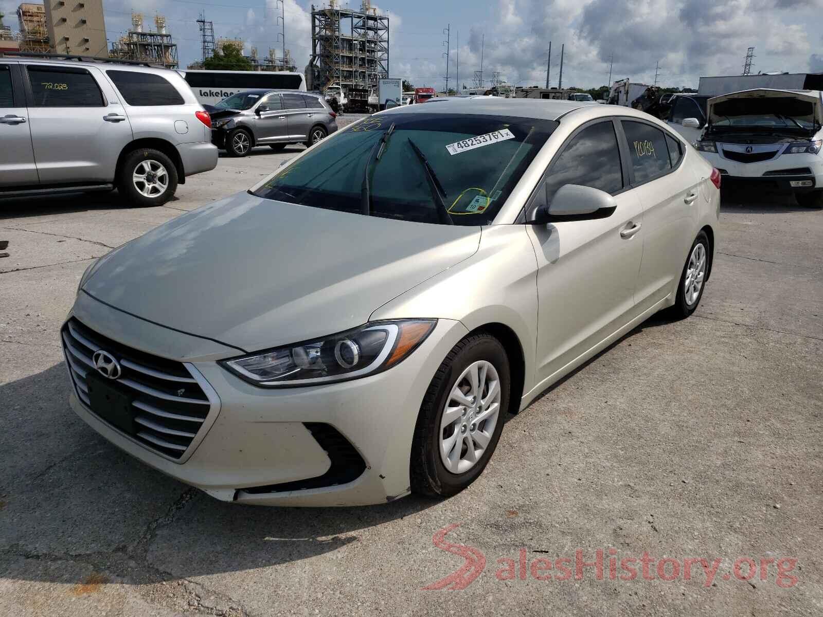 5NPD74LF5HH165464 2017 HYUNDAI ELANTRA