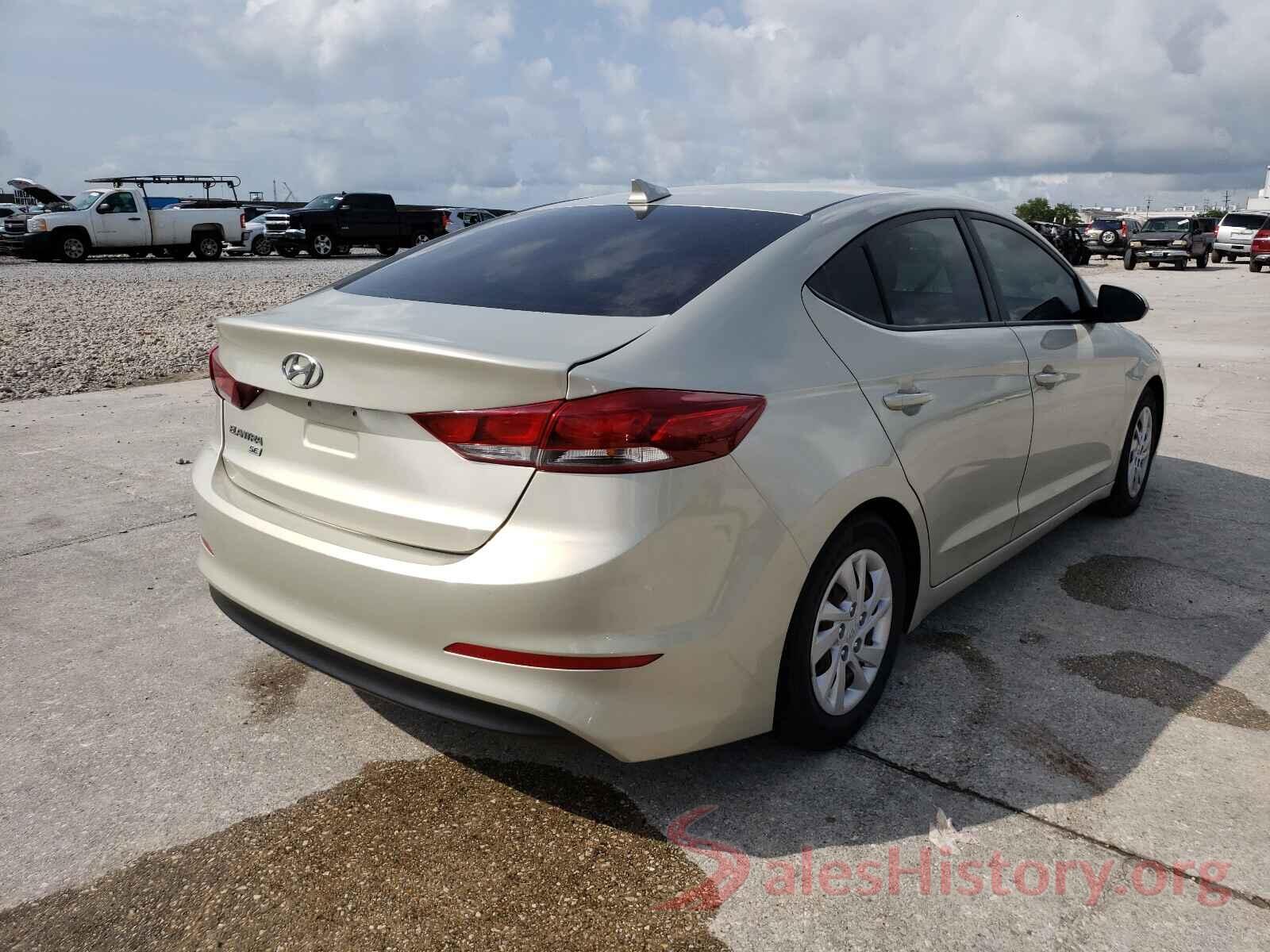 5NPD74LF5HH165464 2017 HYUNDAI ELANTRA