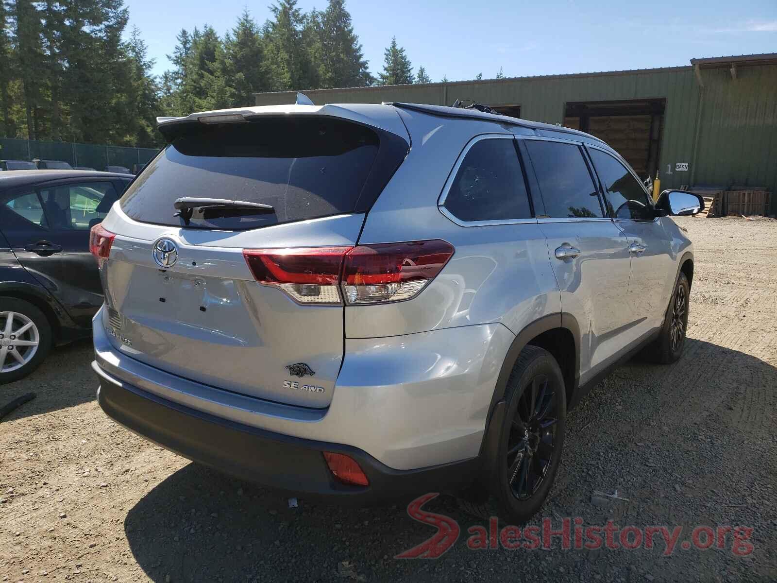 5TDJZRFHXKS573631 2019 TOYOTA HIGHLANDER